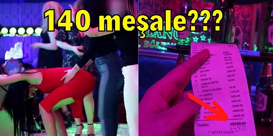 Ali Dayı Yidin Tarlayı! Bir Pavyonda Müşterilere Gelen 47 Bin TL'lik Hesap Görenleri Hayrete Düşürdü