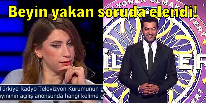 Kim Milyoner Olmak İster'de Yarışmacının Elendiği İlk TV Yayını Hakkında Sorulan Soru Gündem Oldu