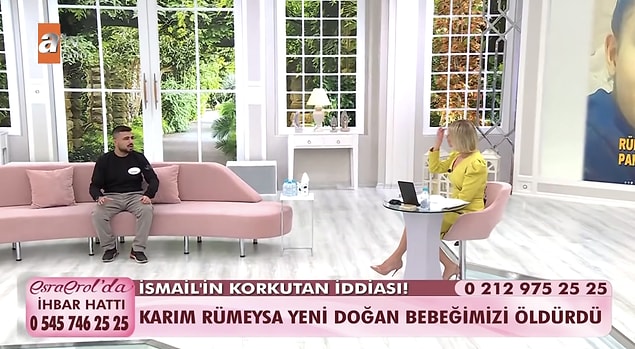 Doğum yaptıktan sonra bebeğin ağzına peçete tıkayarak öldürdüğünü anlattı. İsmail, bu olayı 10 ay sonra polislerden duyduğunu ekledi.