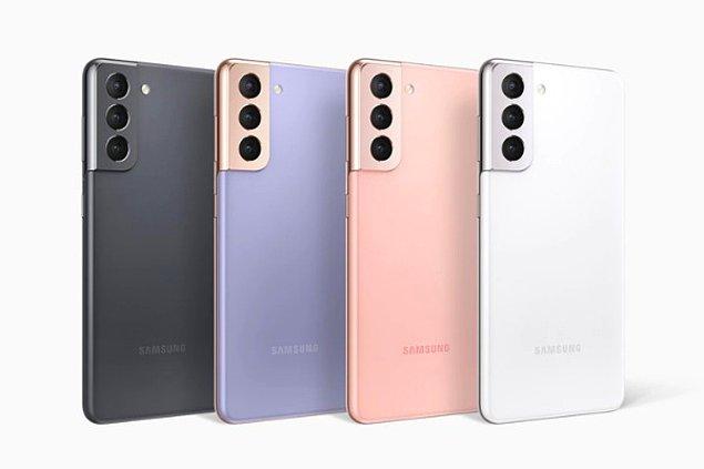 Samsung geçtiğimiz yıl Samsung S21 serisini bu renk seçenekleriyle satışa sunmuştu.