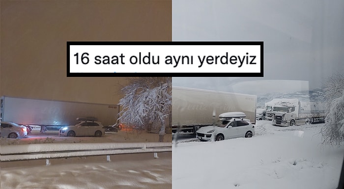 Sibirya Değil Gaziantep! Sabah Saatlerine Kadar Yollarda Kurtarılmayı Bekleyen Vatandaşlardan Gelen Videolar