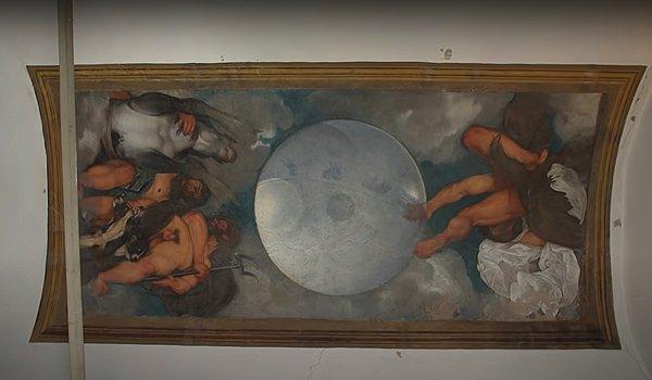 Caravaggio'nun günümüze ulaşabilmiş tek eseri olarak bilinen bu duvar resminin değeri yaklaşık 310 milyon euro olduğu tahmin ediliyor.