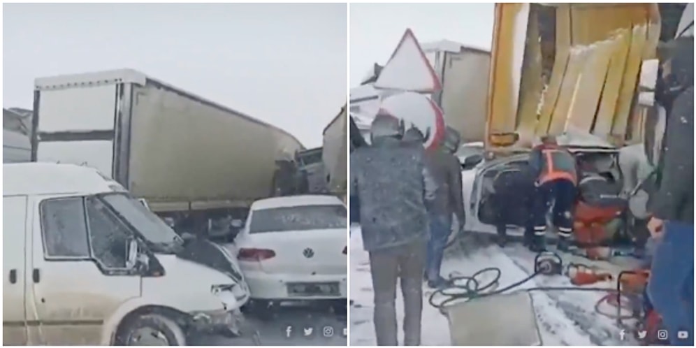 Mardin'de Zincirleme Kaza: Ölü ve Yaralılar Var