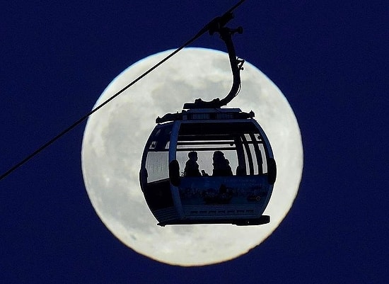 Dünyanın Dört Bir Yanından Fotoğraflarla 2022'nin İlk Dolunayı