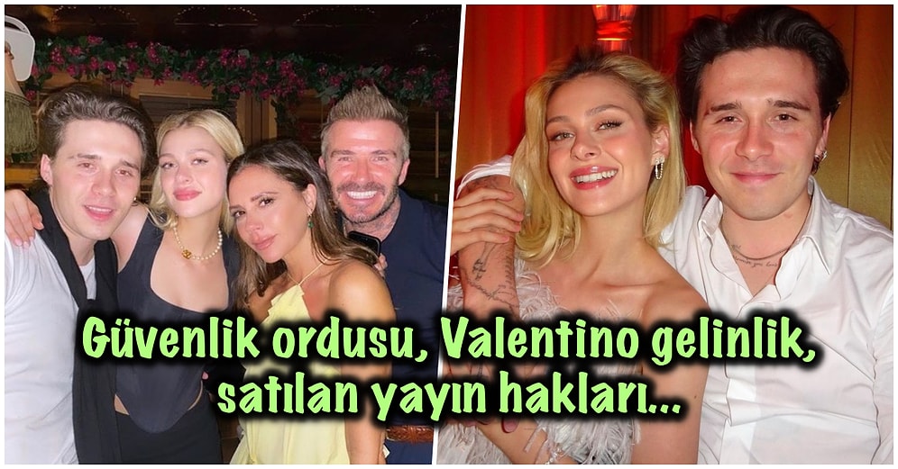 Brooklyn Beckham ve Aşkından Öldüğü Nicola Peltz'in Fakirlerin Çenesini Yoracak Düğün Detayları Belli Oldu!