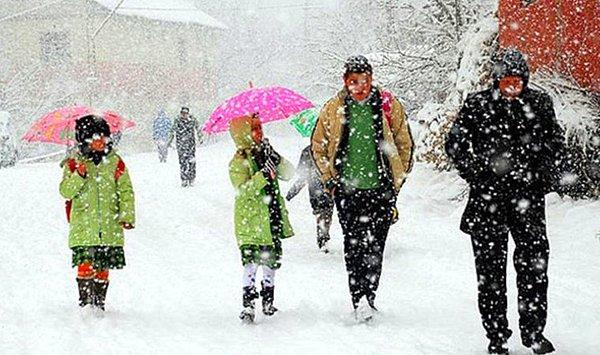 Van ve Tunceli'de Kar Tatili Var mı?