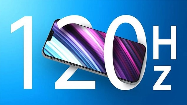 iPhone 13 Pro modellerinde yer alan 120Hz ProMotion teknolojili ekran çok daha uzun pil ömrü sunuyor. iPhone 13 Pro Max bir önceki yıl tanıtılan iPhone 12 Pro Max modelinden yüzde 18 daha fazla pil ömrü sunuyor.