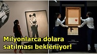 Şarkıcı Robbie Williams'ın Koleksiyonunda Bulunan Üç Banksy Eseri Açık Arttırma ile Satılacak