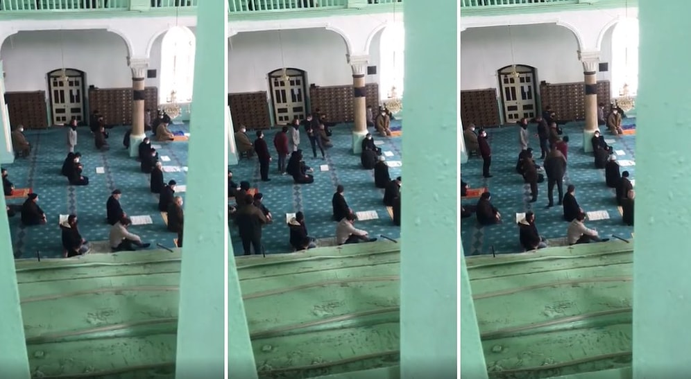 Cuma Namazı Sırasında Camiye Giren Kadın İsyan Etti: 'Burada Dünya Kadar Emekli Var ve Biz Açız'