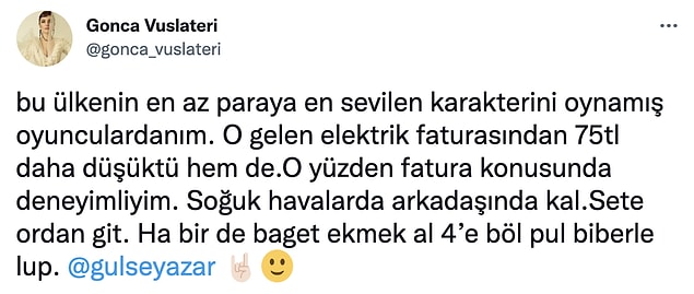 Yalan Dünya'da birlikte rol aldığı Gülse Birsel'e aldığı maaş konusunda bir yakarışta bulundu.