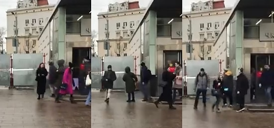 Çıkış Yapılacak Yerin Bariyerle Kapatıldığını Görünce Bozuntuya Vermeden Geri Dönen İnsanların Güldüren Anları