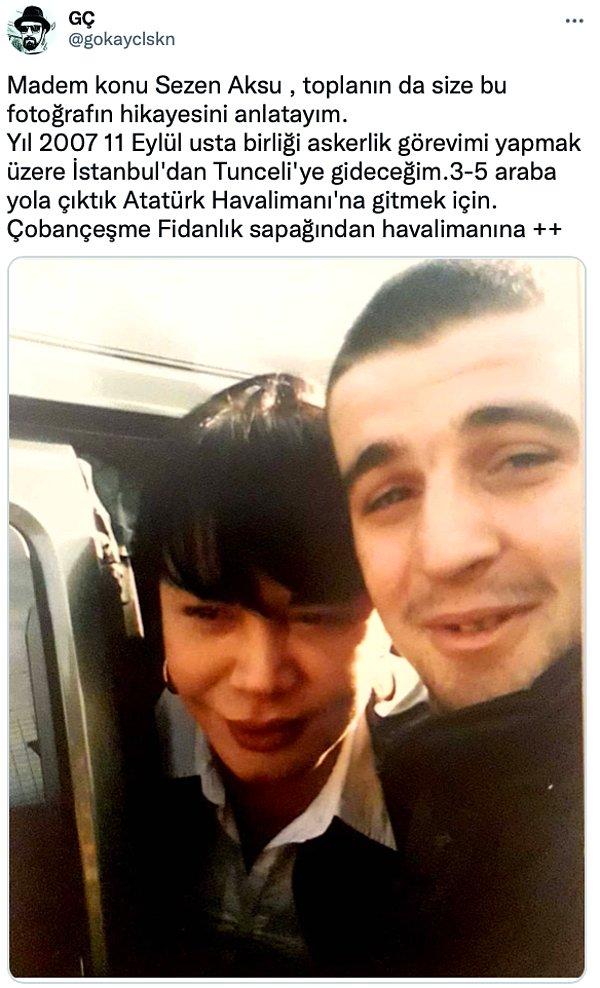 Sosyal medya hesabında Sezen Aksu ile çektirdiği fotoğrafı paylaşan kullanıcının hikayesi okuyan herkesi duygulandırdı.