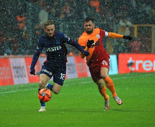 Taylan'ın hatalı pası sonucunda topu alan Edin Visca, klas bir vuruşla durumu 2-1 Trabzonspor lehine getirerek maçın skorunu belirledi