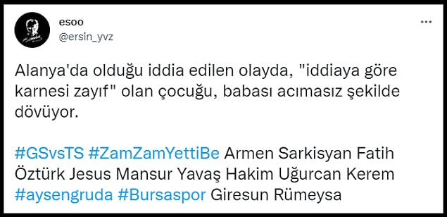 Paylaşılan görüntülerdeki bir diğer iddia ise o CANİNİN çocuğunu 'Karnesi zayıf' olduğu için dövdüğü yönünde...