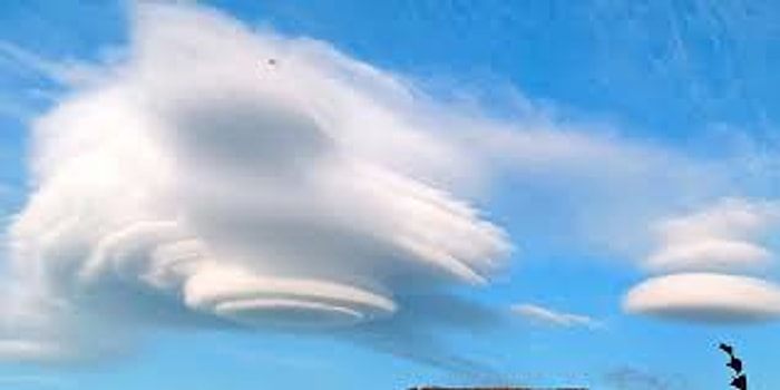 Tüm Şehri Şaşkına Uğratan Görüntü! Van'da Mercek Bulut Şekil Değiştirken Görüldü: Mercek Bulut Nedir?