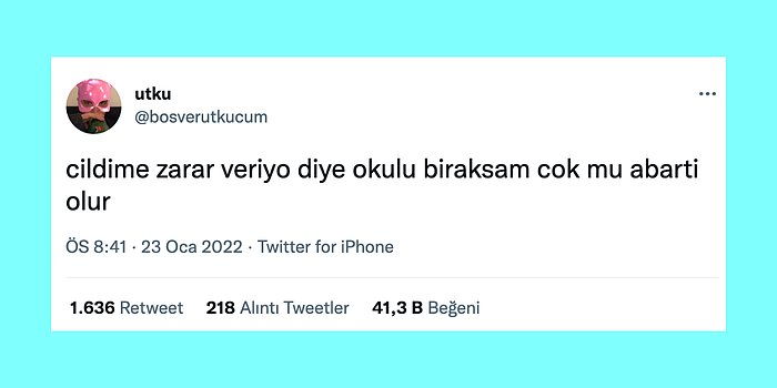 Okulu Bırakmak İçin Bahane Uyduranlardan Halen Daha 15 Tatil Diyenlere Son 24 Saatin Viral Tweetleri