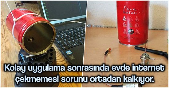 Her Türlü Gıdanın Saklandığı Konserve Kutularından Wi-Fi Bağlantısını Güçlendiren Anten Nasıl Yapılır?