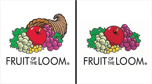 3. Логотип фирмы "Fruit of the Loom". Это было там. Я отчетливо помню, и ни у одной другой марки нет такого специфического рога изобилия. Я мог бы, наверное, даже нарисовать его по памяти, если бы мне нужно было