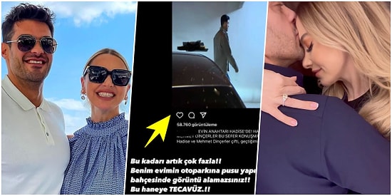 Hadise'nin Nişanlısı Mehmet Dinçerler, Görüntü Almak İçin Evine Kadar Takip Eden Muhabirlere Tepki Gösterdi