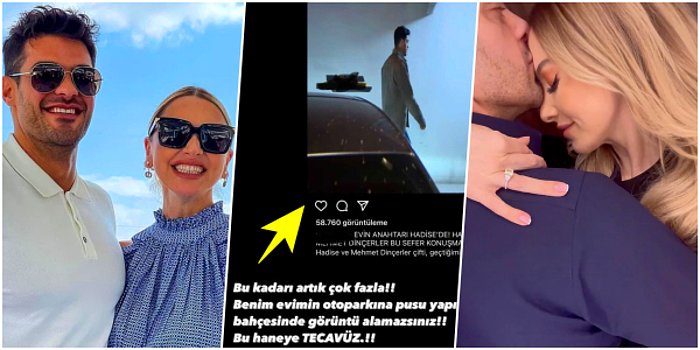 Hadise'nin Nişanlısı Mehmet Dinçerler, Görüntü Almak İçin Evine Kadar Takip Eden Muhabirlere Tepki Gösterdi