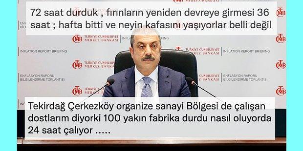 TCMB Başkanı Kavcıoğlu'nun "Tüm Firmalar 24 Saat Üretim Yapıyor" Sözlerine Her Sektördeki İnsandan Tepki Yağdı