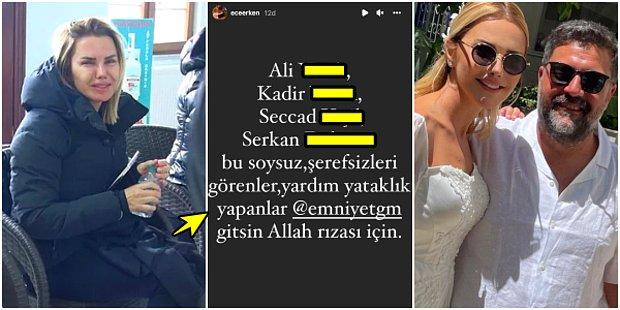 Ece Erken, Eşi Şafak Mahmutyazıcıoğlu'nu Öldürdüğünü İddia Ettiği İsimleri Paylaşarak Yardım İstedi