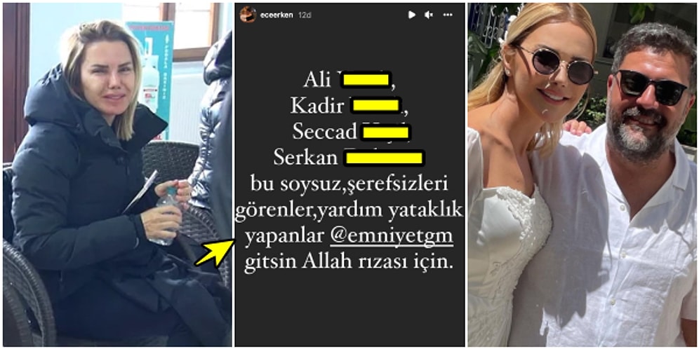 Ece Erken, Eşi Şafak Mahmutyazıcıoğlu'nu Öldürdüğünü İddia Ettiği İsimleri Paylaşarak Yardım İstedi