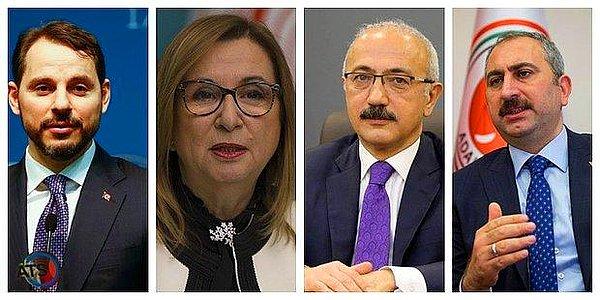 8. Türkiye'nin 2018 yılında başkanlık sistemine geçmesinin ardından çok sayıda bakan istifa etti veya görevden alındı.