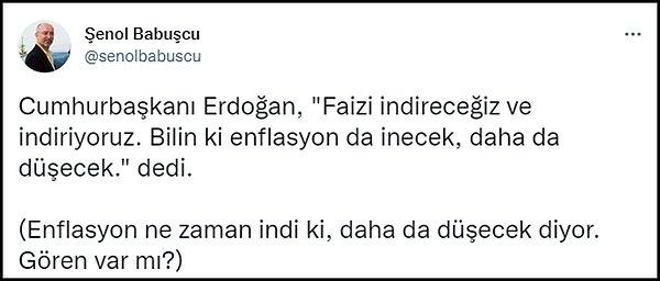Hal böyleyken Erdoğan'ın 'Daha da düşecek' demesi tepki çekti. 👇