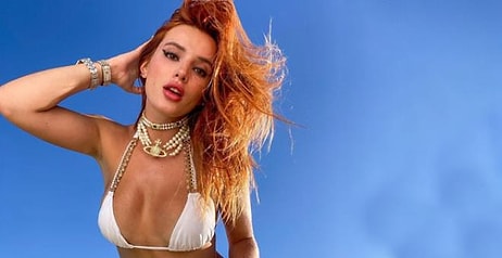 Bella Thorne Sosyal Medya Paylaşımlarıyla Olay Olmaya Devam Ediyor! Ayna Karşısında Göğsünü Gösterdi...