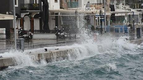 Meteoroloji'den Fırtına Uyarısı! Ege Denizi'nde Kuvvetli Yağış Bekleniyor...