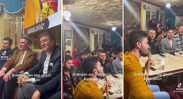 O videoda bir grup AKP Lideri Recep Tayyip Erdoğan hayranı insan bir araya gelerek hep bir ağızdan Haluk Levent'in Elfida şarkısının Cumhurbaşkanı Erdoğan'a uyarlanmış versiyonunu söylediler.