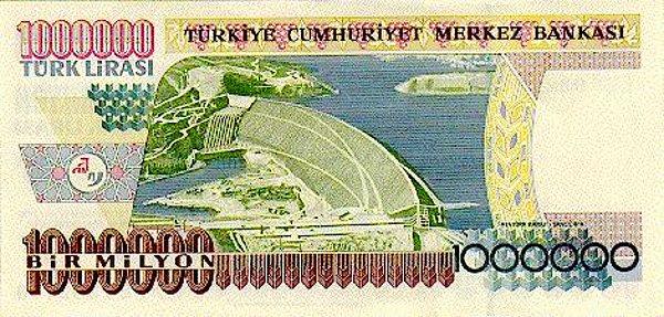 20. Bir Milyon Türk Lirası (1995-2006)