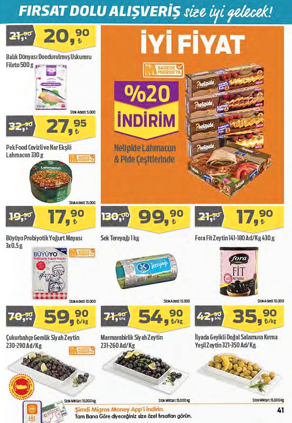 23. Balık Dünyası Dondurulmuş Uskumru Fileto 500 g 20,90 TL.