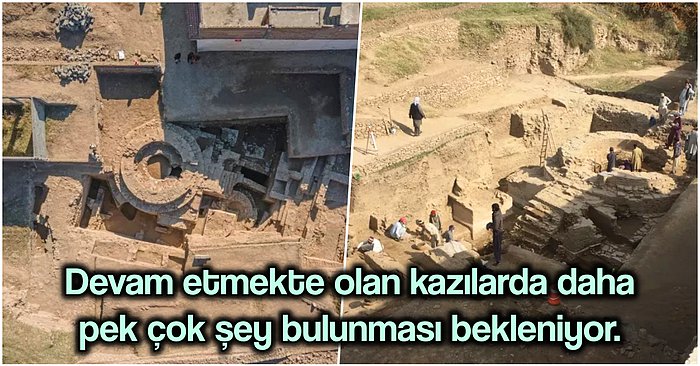 Pakistan'da Yapılan Kazılarda Dünyanın En Eski Budist Tapınaklarından Biri Olduğu Düşünülen Bir Yapı Bulundu