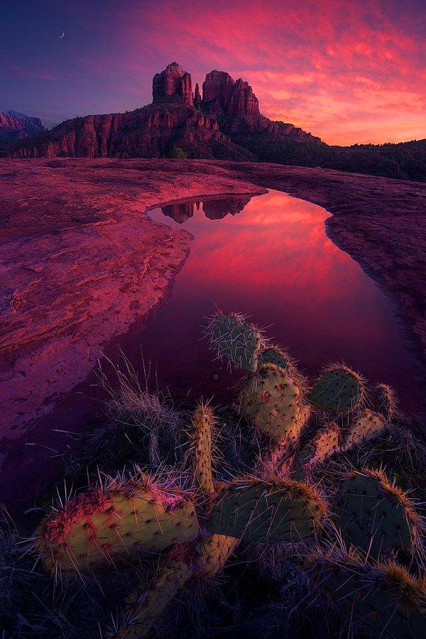 5. Sedona, Arizona'da gün batımı: