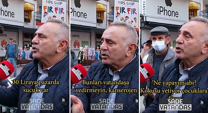 Geçim Zorluğuna Dikkat Çeken Adam: Kadın Bile Bile Çocuklarına Kanserojen Gıda Yediriyor, 'Kokusu Yeter' Diyor