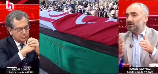 İsmail Saymaz, Halil Falyalı'nın Tabutuna Bayrak Örtülmesi Hakkında: 'Bayrağımız Öyle Her Tabuta Örtülmez'