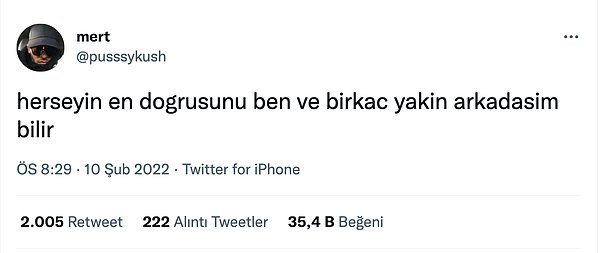 14. Ve bu durum herkes ile herkesin birkaç yakın arkadaşı için geçerlidir.