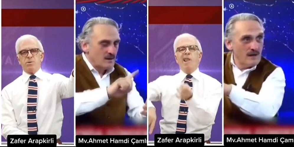 Gazeteci Zafer Arapkirli, Programında Ahmet Hamdi Çamlı'nın Sarhoş Olduğu İddia Edilen Anların Taklidini Yaptı
