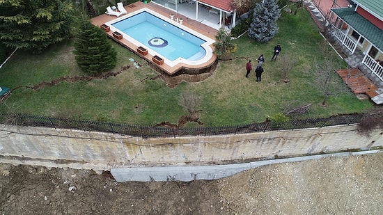 Yıkılma Tehlikesi Var! Milyonluk Villalarda Çökme ve Yarıklar Oluştu