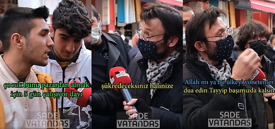 Halimize 'Şükretmemizi' Söyleyen Gurbetçi Dayı, Sokak Röportajı Yapan Genci Çileden Çıkarttı