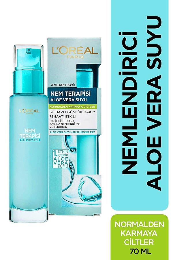 11. L'Oréal Paris nem terapisi aloe vera suyu ile cildini neme doyur.