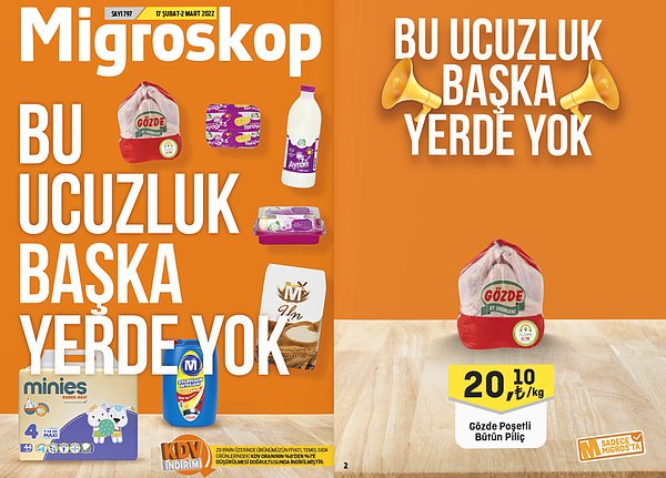 Gözde Poşetli Bütün Piliç kg 20,10 TL