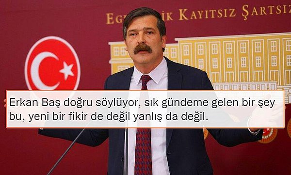 9. Türkiye İşçi Partisi (TİP) Genel Başkanı Erkan Baş'ın işsizliğe çözüm olarak önerdiği formül sosyal medyada gündem oldu.