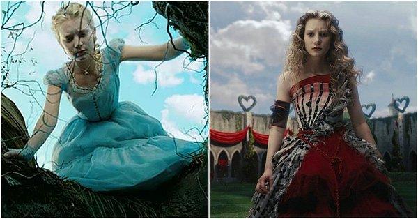12. 'Alice’s Adventures in Wonderland' filminde Alice'in kıyafetleri