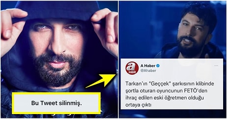 Tarkan'ın 'Geççek' Klibindeki Oyuncunun FETÖ'cü Olduğunu İddia Eden A Haber Paylaşımını Sildi!