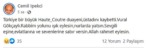 ''... Allah Rahmet Eylesin”