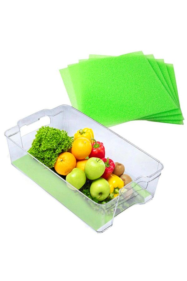 7. Buzdolabı içi meyve sebze nem önleyici küf koruyucu özel mat.