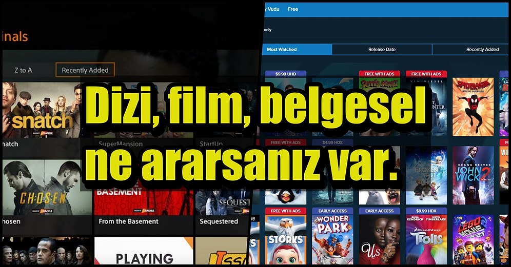 Dizi ve Film İzlerken Para Vermeyin Diye Geldik! Netflix'e Alternatif Ücretsiz ve Yasal 7 TV Platformu